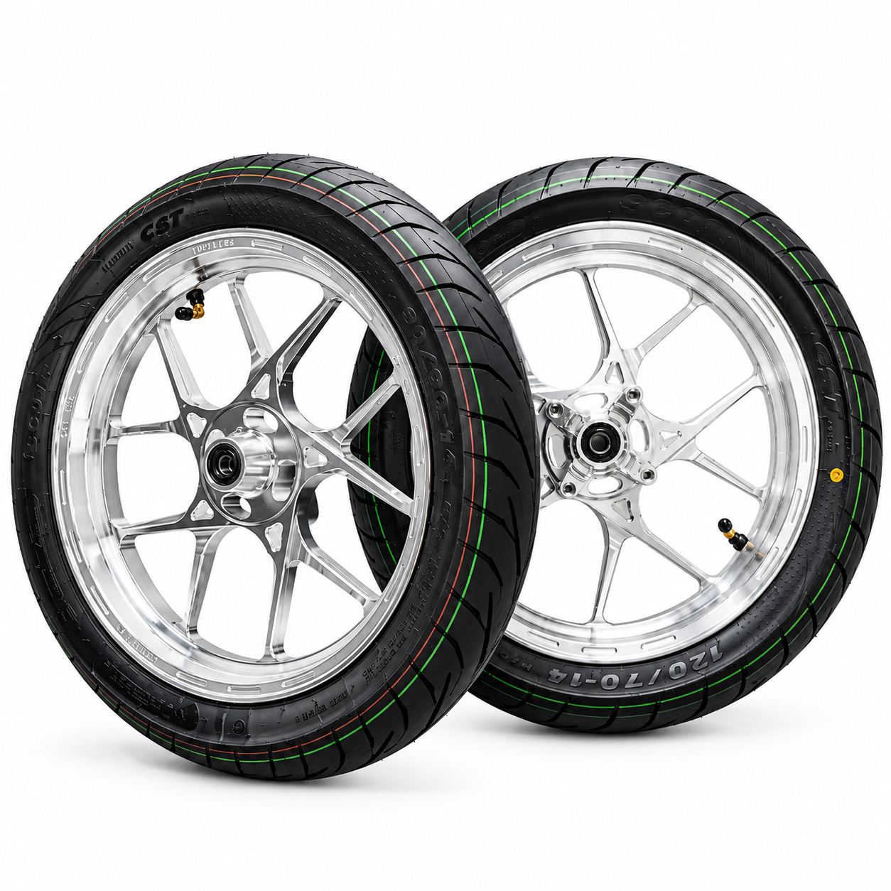 NEW Chrome CNC Wheel Set – Soleilshift