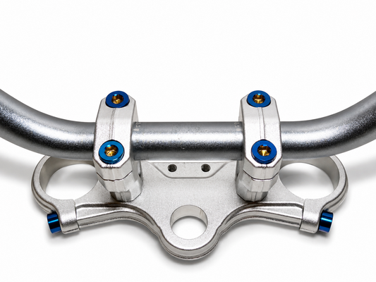 SoleilShift CNC Chrome Handlebar Mounts