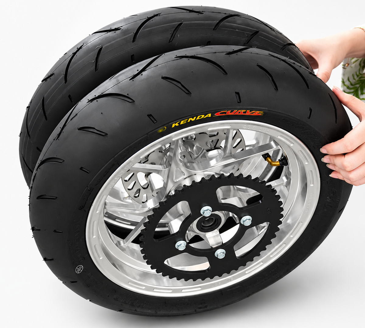 NEW Chrome CNC Wheel Set