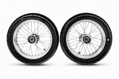 14/14in Supermoto Wheel Set