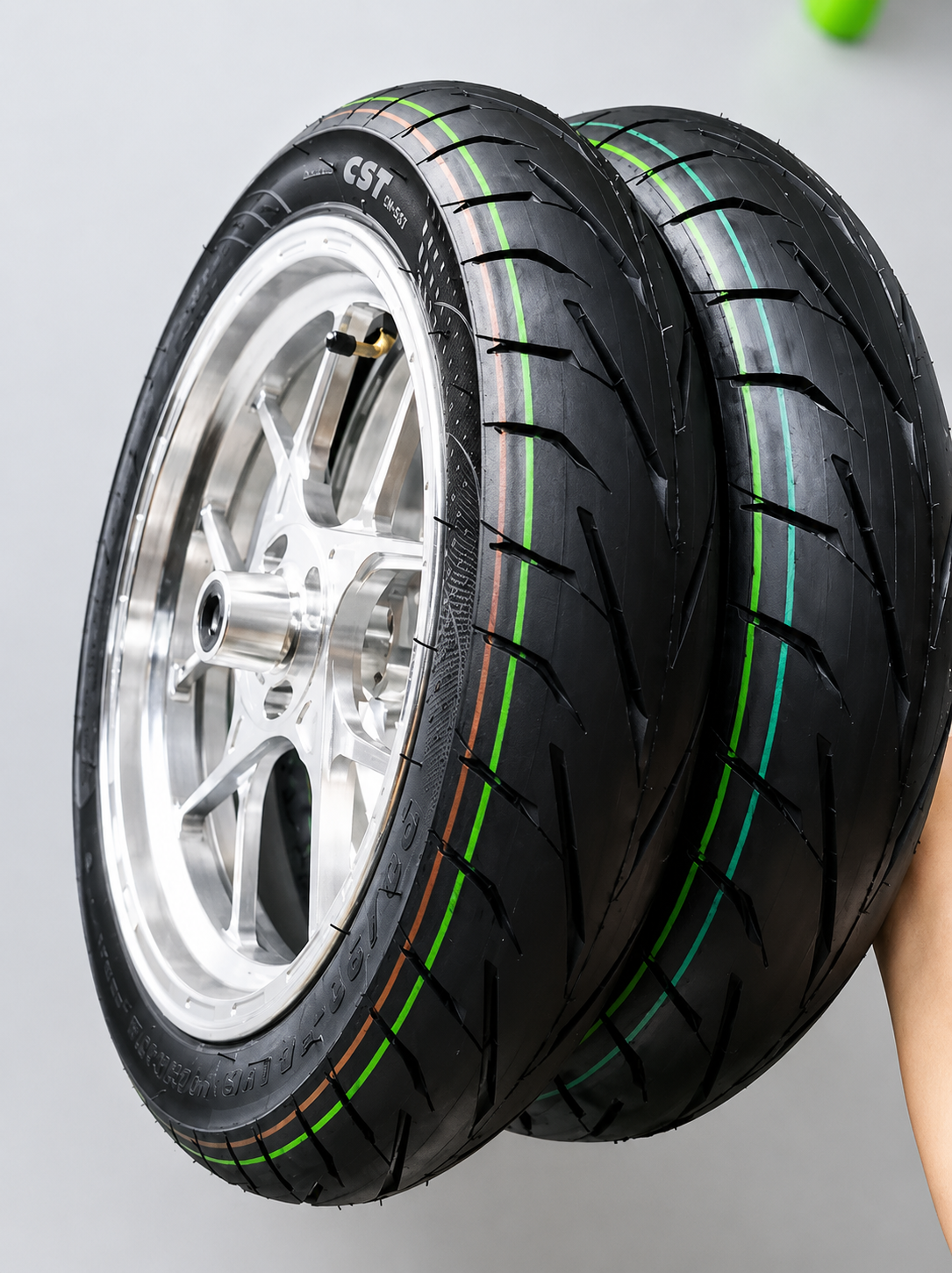 NEW Chrome CNC Wheel Set