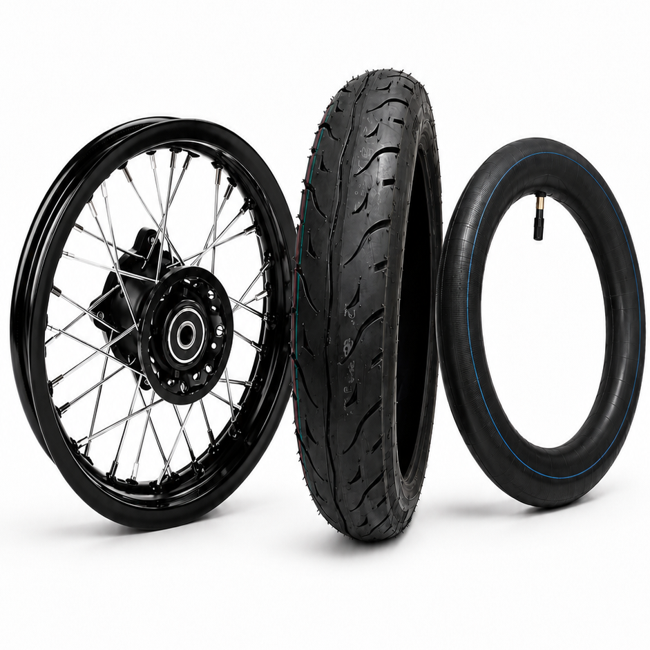 14/14in Supermoto Wheel Set