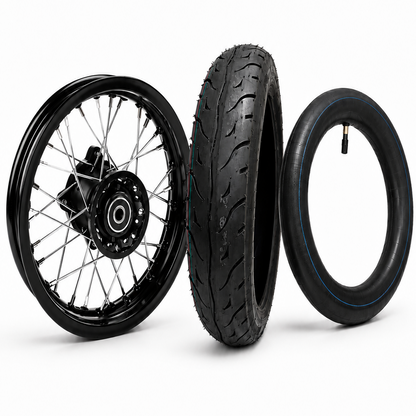 14/14in Supermoto Wheel Set