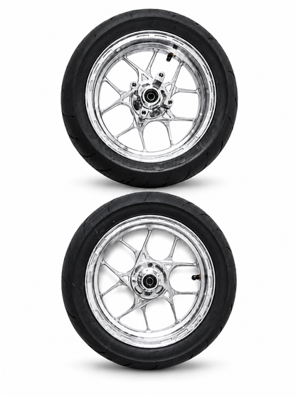 NEW Chrome CNC Wheel Set
