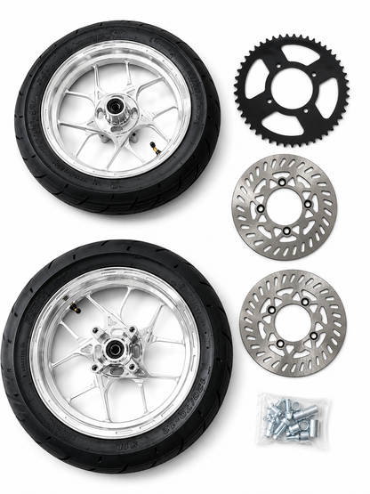 NEW Chrome CNC Wheel Set