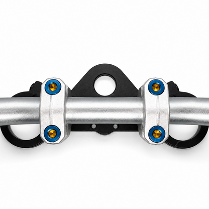 SoleilShift CNC Chrome Handlebar Mounts