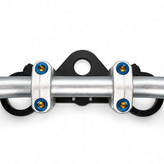 SoleilShift CNC Chrome Handlebar Mounts