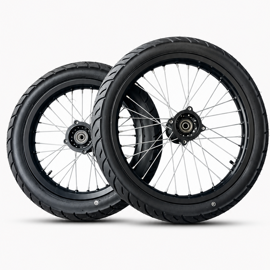 14/17in Supermoto Wheel Set