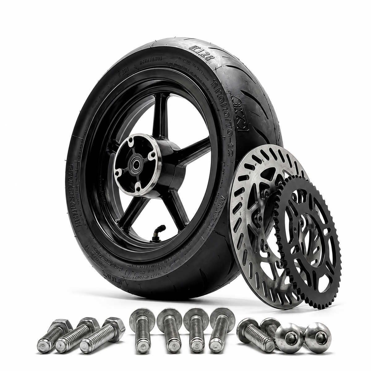12” Supermoto Wheel Set Kit – Soleilshift