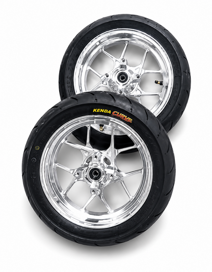 NEW Chrome CNC Wheel Set