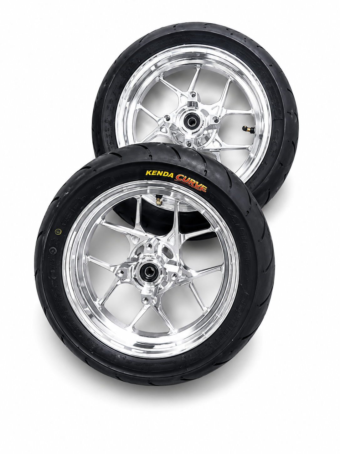 NEW Chrome CNC Wheel Set