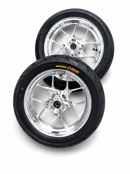 NEW Chrome CNC Wheel Set