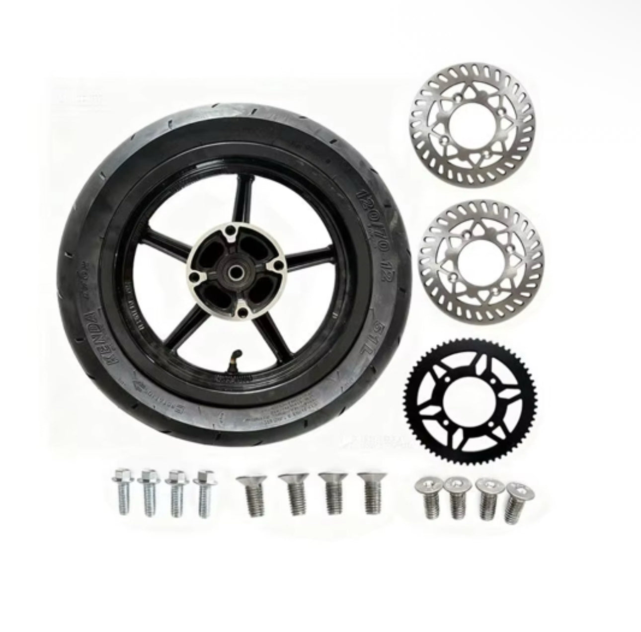 12” Supermoto Wheel Set Kit