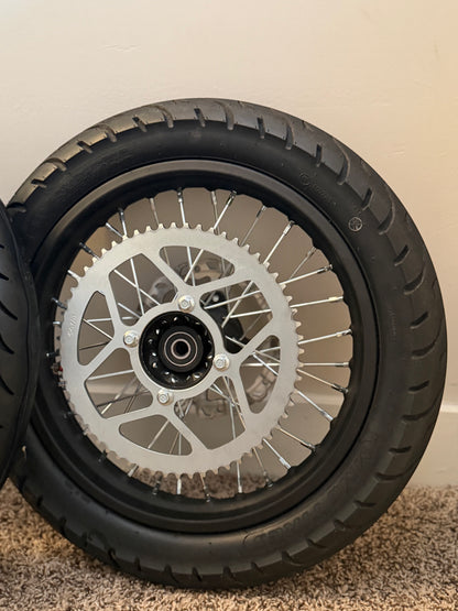 Upgraded 14in Wheels & Street Tires