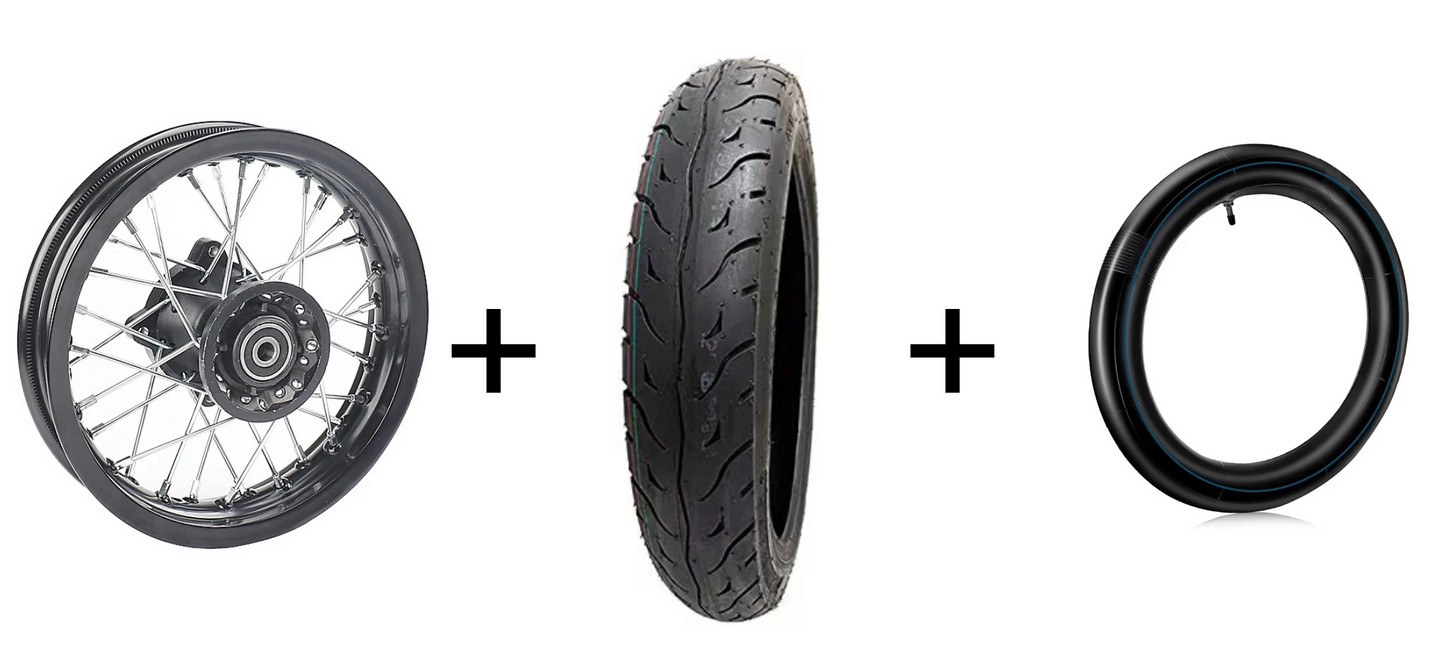 Upgraded 14in Wheels & Street Tires