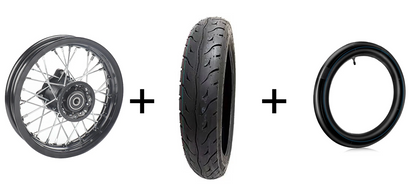 Upgraded 14in Wheels & Street Tires